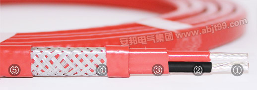 HCL串聯式恒功率電伴熱帶電熱帶(圖2) HCL串聯式恒功率電伴熱帶電熱帶(圖2)